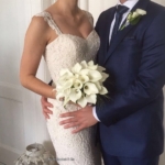 bruidsboeket calla wit met parels bruidsboeket calla wit met parels